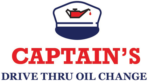 Captain's Drive Thru Oil Change Logo